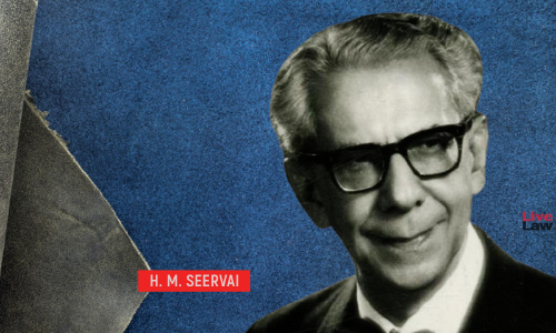 HM Seervai Death Anniversary