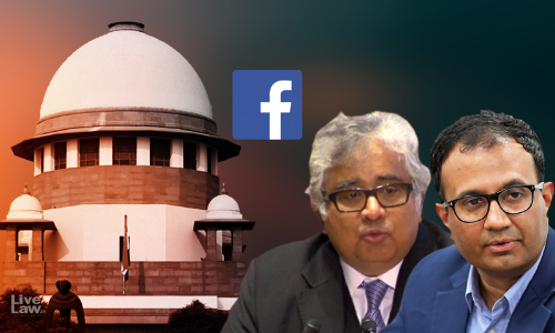 House Privileges Not Applicable To Activities Other Than Legislative Functions : Salve Submits For Facebook VP
