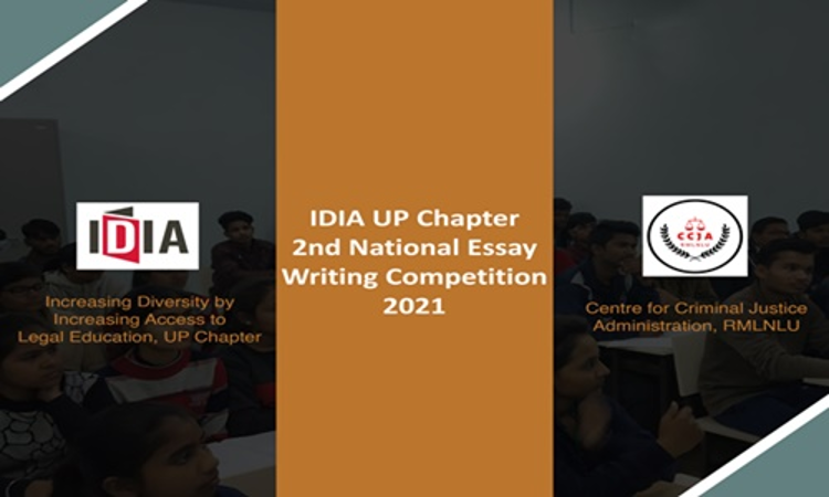 IDIA UP Chapter 2nd National Essay Writing Competition: Register By 25th February 2021 IDIA UP Chapter 2nd National Essay Writing Competition: Register By 25th February 2021