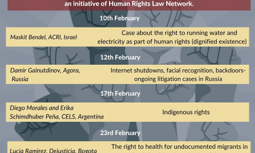 CCRI, HRLNs: International Law Lecture Series