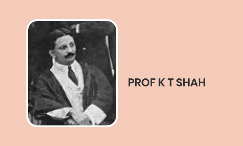 The Forgotten Hero Of Indias Constitution Making: Remembering K.T. Shah On His Birth Anniversary