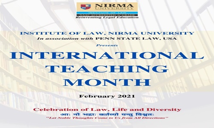 ILNU In Association With Penn State Law, USA Is Organizing Its Annual International Teaching Month In February 2021