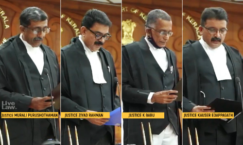 Four New Judges Take Office In Kerala High Court; Working Strength Now 40