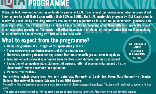 IDIA Kerala: LLM Mentorship Programme