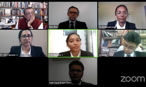 Valedictory Ceremony Of 6th Edition Of  NLIU-Justice R.K. Tankha Memorial International Arbitration Moot Held On 7th March 2021
