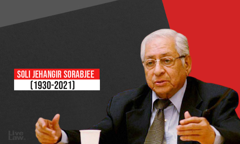 Soli, Thank You And Goodbye- A Tribute To Soli Sorabjee By Senior Advocate Sanjay Hegde Soli, Thank You And Goodbye- A Tribute To Soli Sorabjee By Senior Advocate Sanjay Hegde