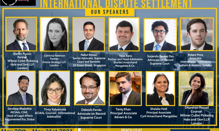 BR Foundations Online Certificate Course On International Dispute Settlement [May 28-May 31]: Register by May 25