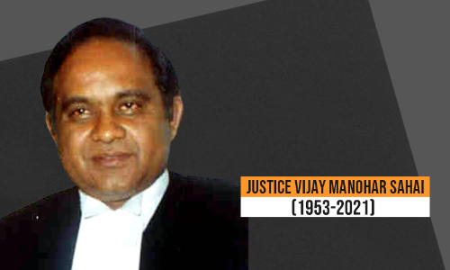 Former Acting Chief Justice Of Gujarat High Court, Justice Vijay Manohar Sahai Passes Away
