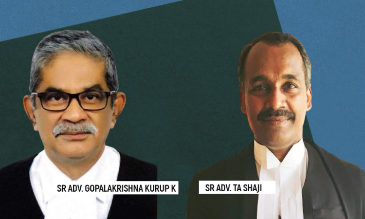 Senior Advocate Gopalakrishna Kurup Keralas New Advocate General, Senior Advocate TA Shaji Director General of Prosecution Senior Advocate Gopalakrishna Kurup Keralas New Advocate General, Senior Advocate TA Shaji Director General of Prosecution