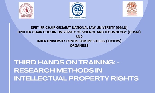 Third Hands-On Training: Research Methods In Intellectual Property Rights [Apply By 5th June 2021]