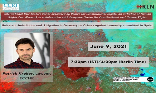 CCRI, HRLNS: International Law Lecture Series [9th June 2021]