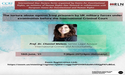 CCRI, HRLNS: International Law Lecture Series [Today, 7:30 PM]