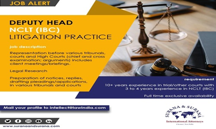 Legal Professional Vacancy At Surana & Surana International Attorneys Legal Professional Vacancy At Surana & Surana International Attorneys