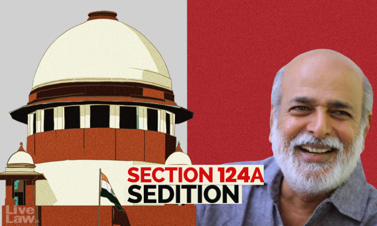 Section 124A Being Applied In A Politicised Fashion : Journalist Sashi Kumar Moves Supreme Court Against Sedition Offence Section 124A Being Applied In A Politicised Fashion : Journalist Sashi Kumar Moves Supreme Court Against Sedition Offence