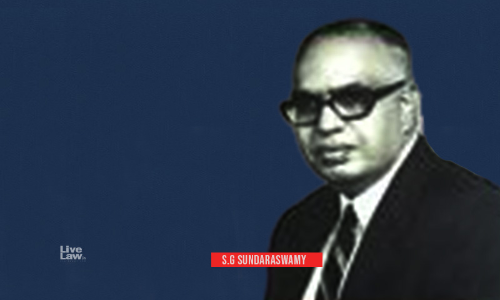 S.G. Sundaraswamy- A Doyen And A Paragon