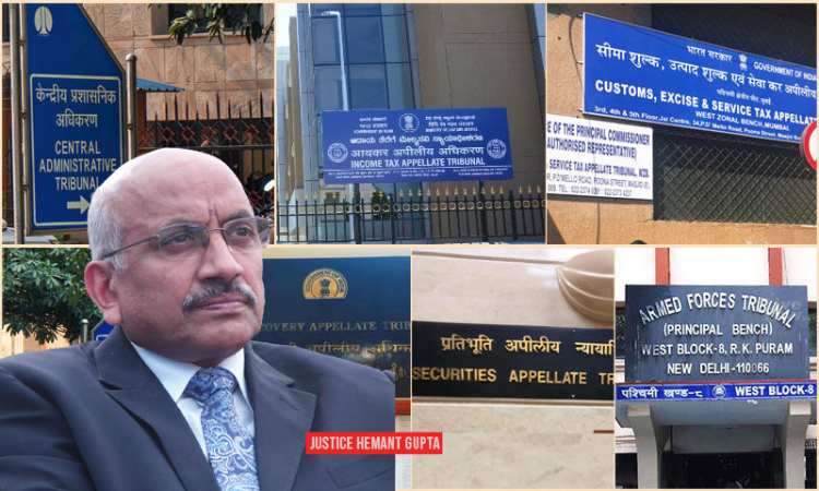 Shifting Principal Benches Of Certain Tribunals Outside Delhi May Help Bar To Grow At Different Places: Justice Hemant Gupta Shifting Principal Benches Of Certain Tribunals Outside Delhi May Help Bar To Grow At Different Places: Justice Hemant Gupta