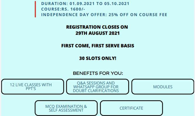 Online Course On Criminal Law By Legal Zems [Register By 29th August 2021]