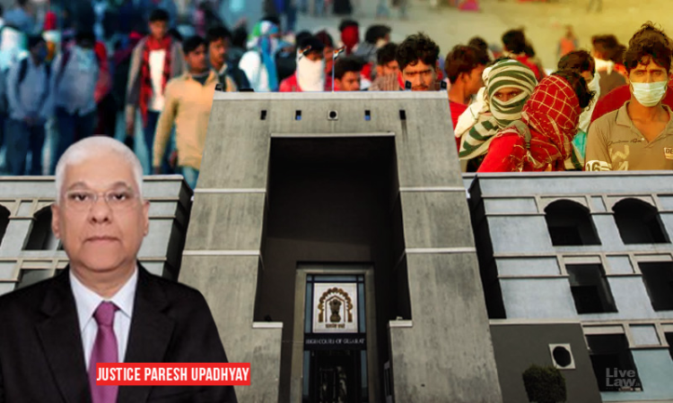 Lockdown Was Imposed Suddenly, Migrants Labourers Had No Money & Food But They Were Put In Jails: Gujarat High Court Lockdown Was Imposed Suddenly, Migrants Labourers Had No Money & Food But They Were Put In Jails: Gujarat High Court