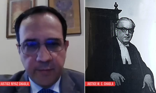 MC Chagla Courageously Spoke Truth To Power : Justice Riyaz Chagla Remembers His Grandfather