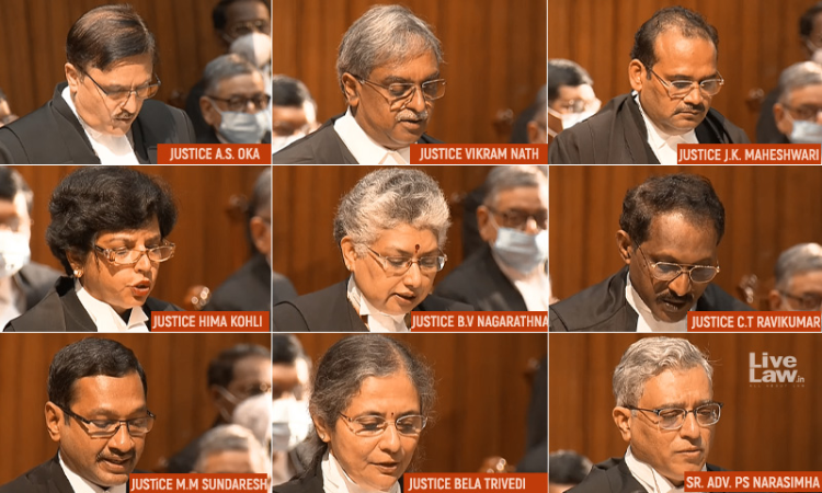 [BREAKING] 9 New Supreme Court Judges Take Oath; Working Strength Rises To 33, With One Vacancy