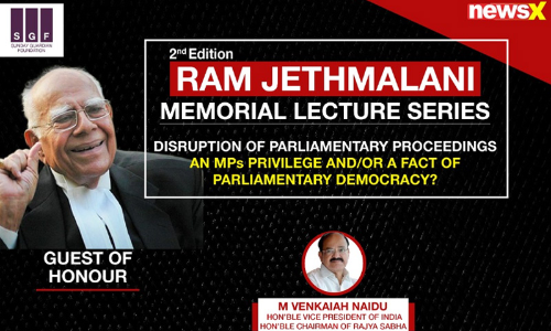 2nd Edition Of Ram Jethmalani Memorial Lecture Series [18th September 2021]