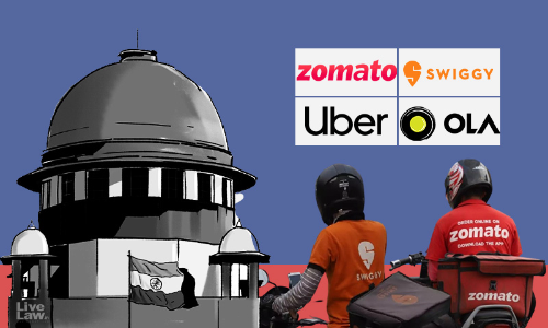 Gig Workers Approach Supreme Court Seeking Social Security Benefits From Zomato, Swiggy, Ola, Uber Gig Workers Approach Supreme Court Seeking Social Security Benefits From Zomato, Swiggy, Ola, Uber