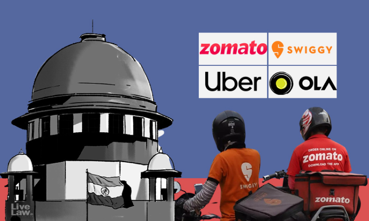 Supreme Court Issues Notice On Gig Workers Plea For Benefits As Workers Of Apps Like Uber, Ola, Zomato, Swiggy Etc Supreme Court Issues Notice On Gig Workers Plea For Benefits As Workers Of Apps Like Uber, Ola, Zomato, Swiggy Etc