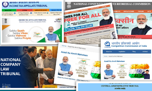 Prime Minister Modis Images & Slogans Of Centre Appearing In Official Websites Of Tribunals Raise Eyebrows Prime Minister Modis Images & Slogans Of Centre Appearing In Official Websites Of Tribunals Raise Eyebrows