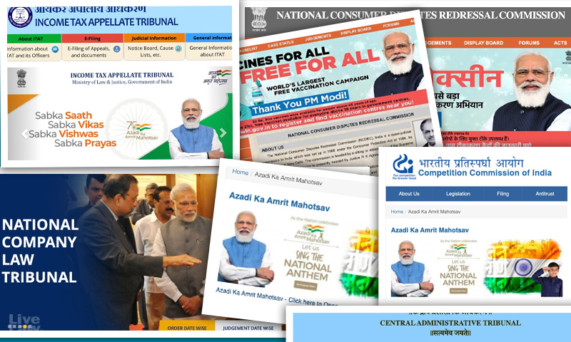 Prime Minister Modis Images & Slogans Of Centre Appearing In Official Websites Of Tribunals Raise Eyebrows Prime Minister Modis Images & Slogans Of Centre Appearing In Official Websites Of Tribunals Raise Eyebrows