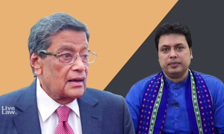 Attorney General Refuses Consent To Initiate Contempt Proceedings Against Tripura CM Biplab Kumar Deb Attorney General Refuses Consent To Initiate Contempt Proceedings Against Tripura CM Biplab Kumar Deb