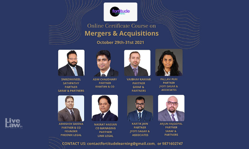 Fortitude Learning: 3 Day Online Certificate Course On Mergers And Acquisitions [October 29th – 31st]