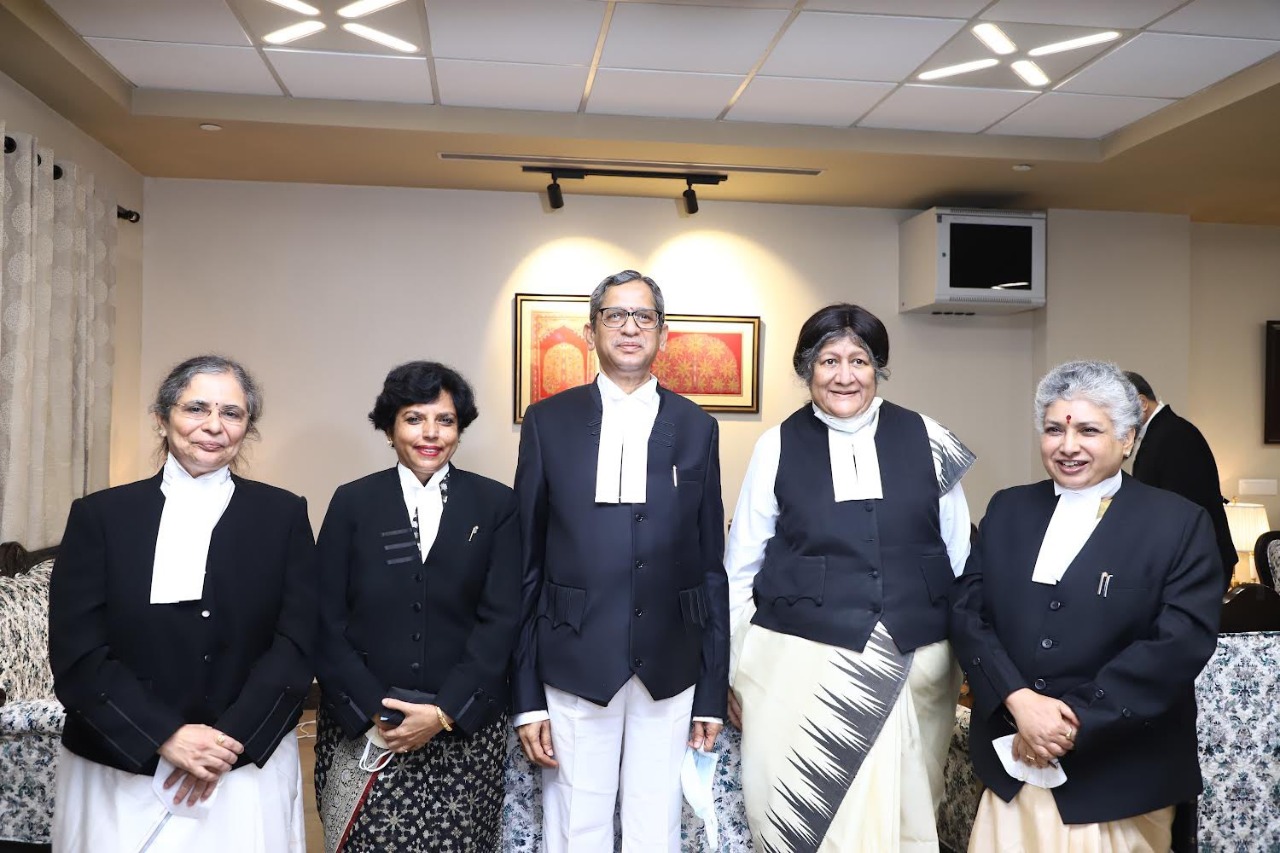 CJI Ramana gave a special emphasis for increasing women representation in judicary.