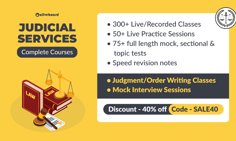 Crack State Judicial Services Exam With Oliveboard Online Courses & Mock Tests