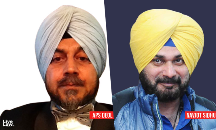 Navjot Singh Sidhu Is Obstructing Functioning Of The Office Of The Advocate General: Punjab AG APS Deol Navjot Singh Sidhu Is Obstructing Functioning Of The Office Of The Advocate General: Punjab AG APS Deol