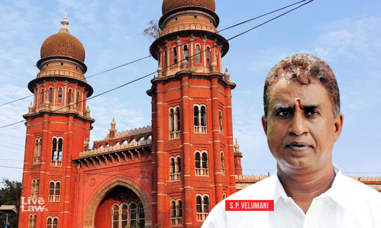 Madras High Court Quashes DVAC Proceedings Against Former Minister SP Velumani In Illegal Tender Allocation Case