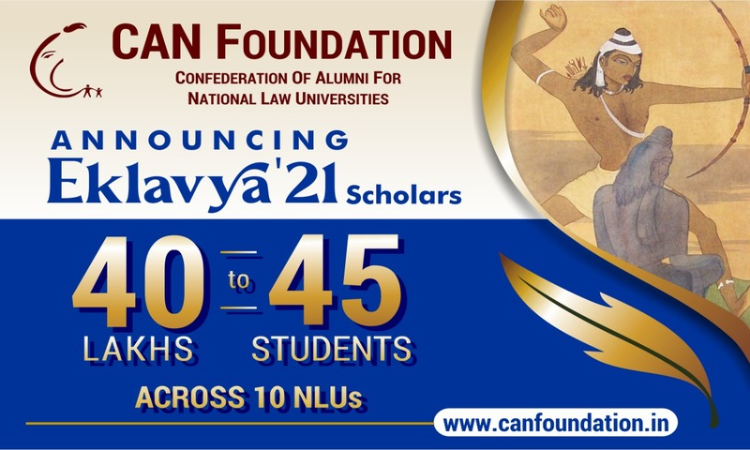 CAN Foundation, Eklavya 2021, Scholarship, Justice Gita Mittal, undergraduate law students, national law university,