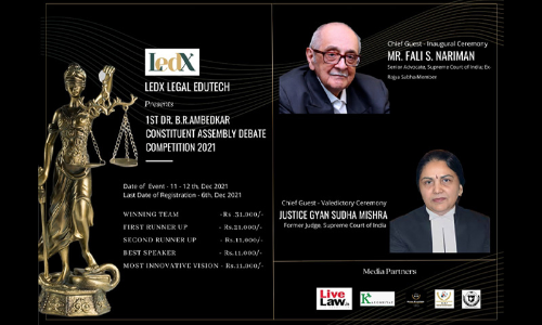 LedX: 1st B. R. Ambedkar Constituent Assembly Debate [Register by 6th December 2021]