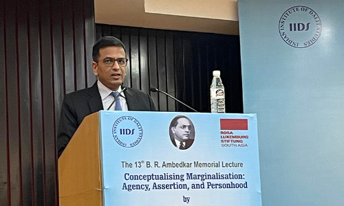 Exclusive Video- Dr. Ambedkar Memorial Lecture By Justice DY Chandrachud- Conceptualising Marginalisation: Agency, Assertion, and Personhood.