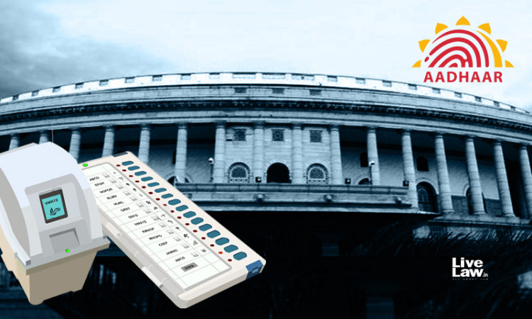 BREAKING : Parliament Passes Election Laws Amendment Bill To Allow Aadhaar-Voter ID Linkage