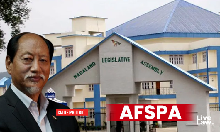 Repeal AFSPA From North-East: Nagaland Assembly Passes Unanimous Resolution In Special Session Repeal AFSPA From North-East: Nagaland Assembly Passes Unanimous Resolution In Special Session