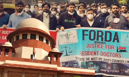 NEET-PG Counselling : FORDA Approaches Supreme Court; Says Revision Of Reservation Criteria Now Will Delay Process