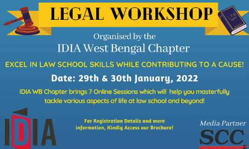 IDIA Online Legal Workshop [Registrations Open]