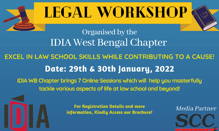IDIA Online Legal Workshop [Registrations Open]