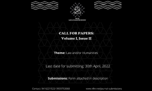 Call For Papers & Call For Positions: Neith Law & Humanities Review