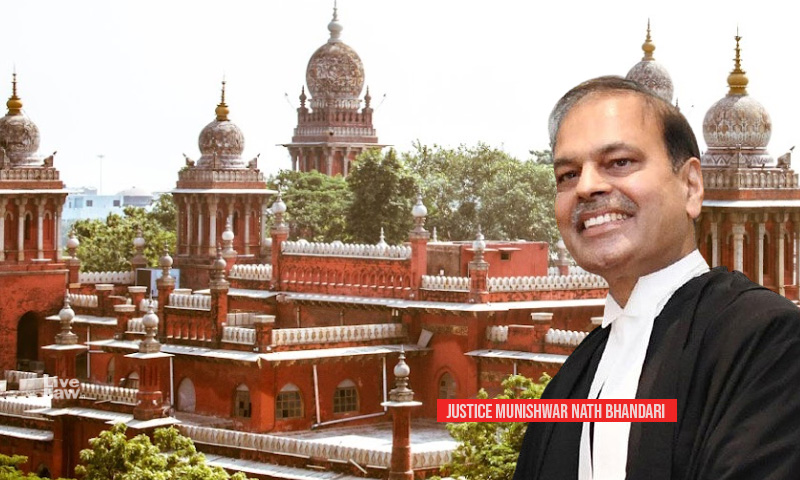 Will Leave No Stone Unturned To Render Justice At Grassroot Levels: Justice Munishwar Nath Bhandari Assumes Office As 32nd Chief Justice Of Madras HC Will Leave No Stone Unturned To Render Justice At Grassroot Levels: Justice Munishwar Nath Bhandari Assumes Office As 32nd Chief Justice Of Madras HC