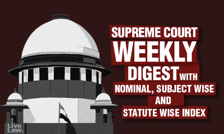 Supreme Court Weekly Digest April 2023 (Citations 308 - 336) Part 3 [April 17 – 23, 2023]