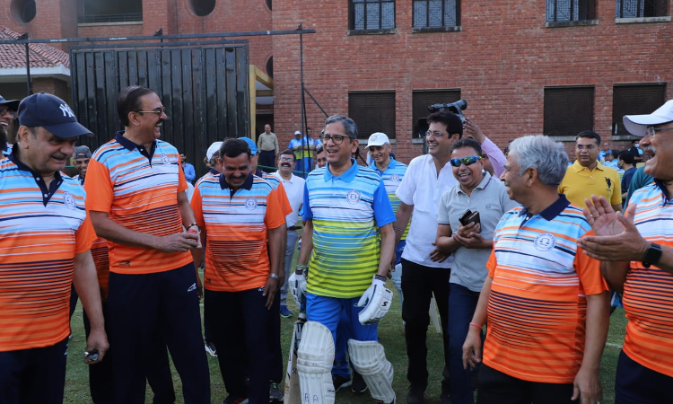 CJI-XI Scores Maiden Victory Over SCBA-XI In Cricket Match CJI-XI Scores Maiden Victory Over SCBA-XI In Cricket Match