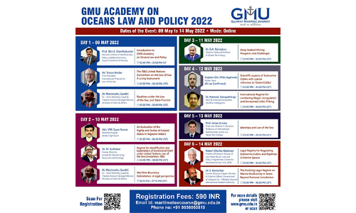 GMU Academy On Oceans Law and Policy [09 to 14 May 2022]