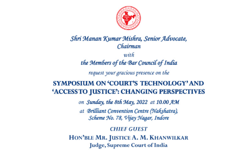 BCI: Symposium On Courts Technology and Access to Justice: Changing Perspectives [8 May 2022]