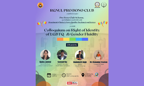 RGNUL Pro Bono Club Transgender Colloquium [May 28, 2022]